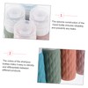 WOONEKY 4pcs Travel Bottles for Toiletries Includes Cherry Blossom with