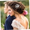 Ipetboom Elegant Bridal Hair Pin with Flower Decoration Lightweight Wedding