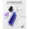 ULG 8-Pack Essential Oil Roller Bottles 10ml, Empty Bottles with