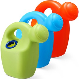 Lunmon 12 Pcs Kids Watering Can Gardening Sand Beach Toy Watering Can Toys Toddler Flower Watering Can Garden Tools Toy Gardening Equipment for Boys Girls Gifts Plant Beach Backyard, 3 Colors