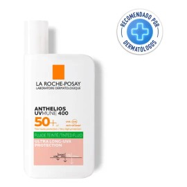 Protector Solar La Roche Posay Anthelios UVmune 400 Oil Control Fluido Con Color.                                                                     