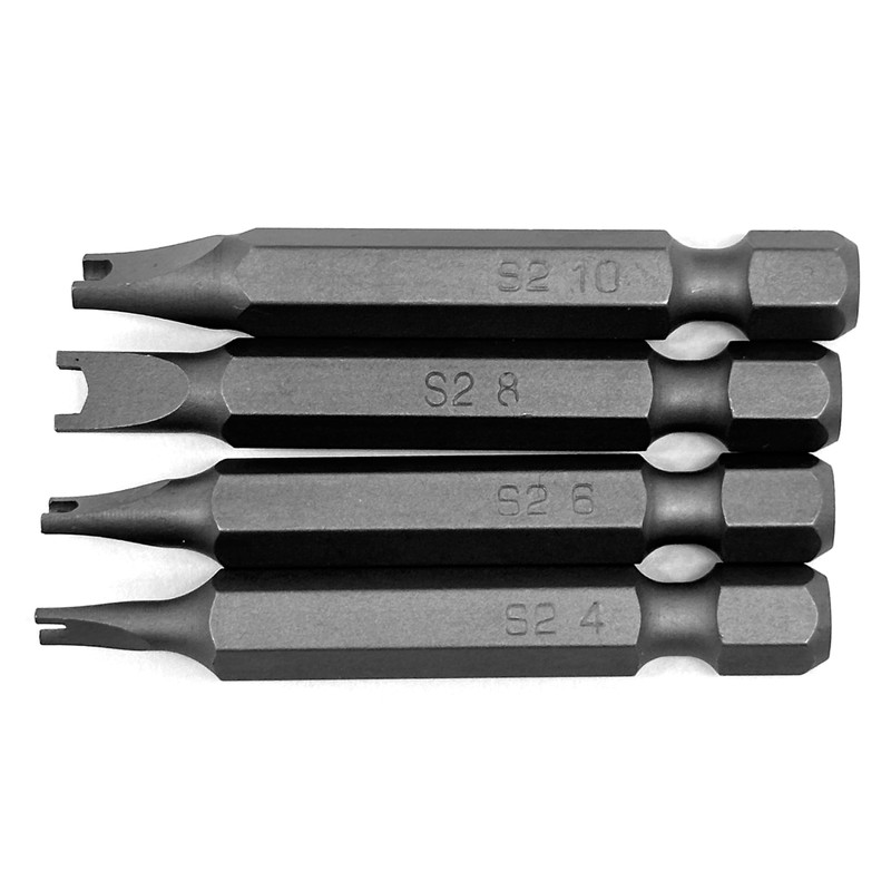 OHIY Spanner Screwdriver Bits Set Including 4 Sizes #4#6#8#10, S2