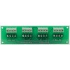 Alzatex Speaker Patch Panel Block w/ 4 Four-Pin Phoenix Connectors.