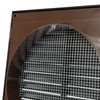 ECOPRO VENT Black 5'' Inch Ventilation Grille - Inside/Outside use