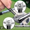 Groove Sharpener, Golf Groove Cleaning Tool, Golf Club Groove Sharpener