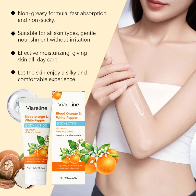 Blood Orange and White Pepper Body Lotion 100G Maximum Moisture