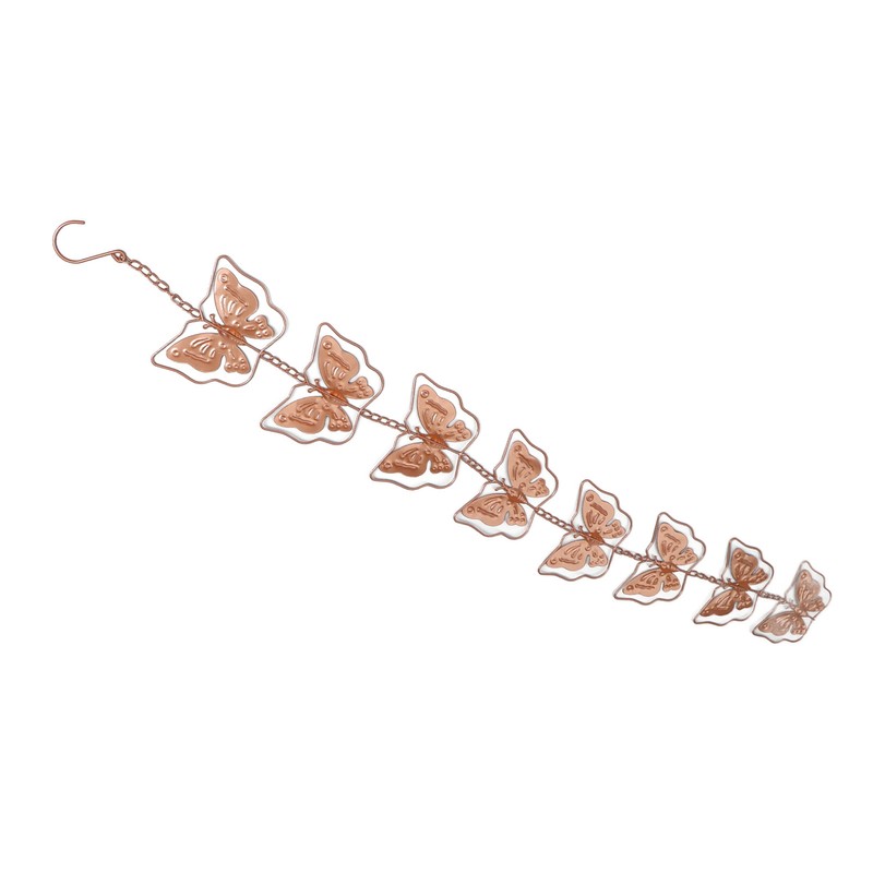 Butterfly Rain Chain Metal Outdoor Decorative Downspout Hanging Drainage Rain