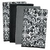 DII Cleaning Collection Multi-Purpose Microfiber, Black Damask, Dishtowel Set