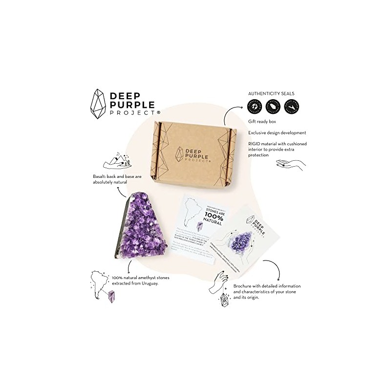 Deep Purple Project Deep Purple Project Amethyst Crystal Rock 1/2
