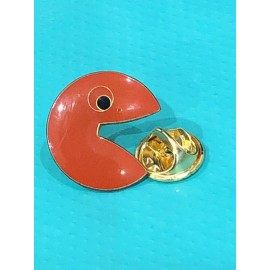 Pacman Enamel Pin - Vintage 80s Lapel Hat Pins
