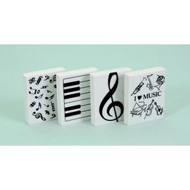 Music Eraser - I Love Music - One Rubber Supplied
