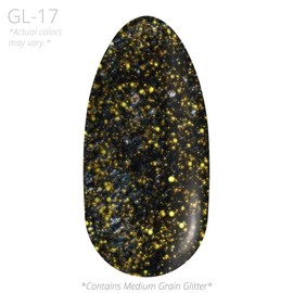 Nail DIP Powder, Glitter Color Collection, Dipping Acrylic For Any Kit or System by DipWell (GL - 17)