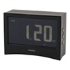 CASIO DQD-S01J-1JF Alarm Clock, Radio Wave, Digital, Inverted LCD, Temperature,