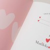 Matilda Moo Notebook - A5 Lined - Hearts - Blue