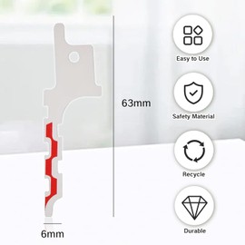 NIIIYTYB 6Pcs Drywall Blade 48-00-1640 for Reciprocating Saw Sawzall Blades with Blunt Point Durable Drywall Cutting Blades High-Performance for Drywall Access Compatible with Most Reciprocating Saws