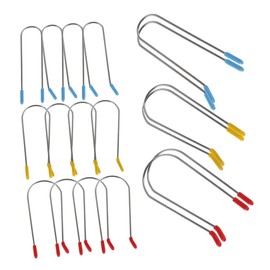 Baluue 24Pcs Hot Curler Clips Replacement for Electric Rollers U-Shaped Hair Roller Securing Pins Compatible for Home Salon Use