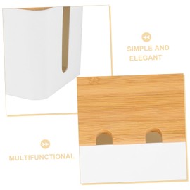 jojofuny Power Cord Management Box Stylish Cable Organizer for Desk Medium Safe Material for Home Office Cord Storage Keeps Cables Tidy and Organized Prevents Electric Shock