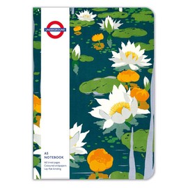 Museums & Galleries Transport For London Kew Gardens Water Lilies A5 Notebook