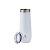 Manna Sleek Champagne Flute Tumbler - 9 Oz - White