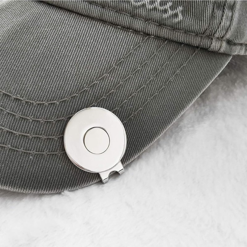 DFsucces Golf Markers, Set of 2, Stylish Golf Cap Clip