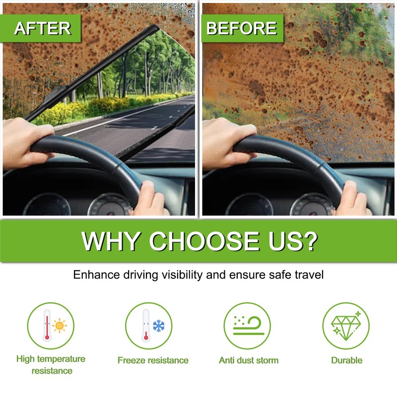 PARRATI® 3PCS Windshield Wiper Blades for RAV4 2019-2023 - Exact