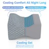 CloudBliss Knee Pillow for Side Sleepers - Cooling Leg Pillow