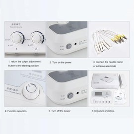 Electronic SDZ-III Acupuncture Massager Machine, 6 Channels Output Patch Impulse Acupuncture Body Care with Large Screen Display