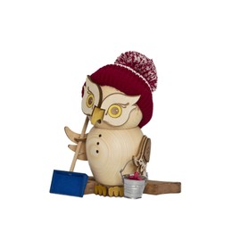 Kuhnert Incense Smoker Owl - Snow sweeper