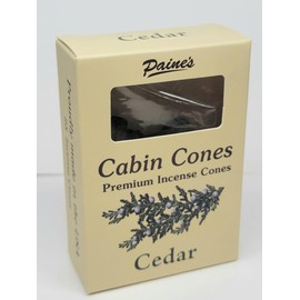 Cedar #25 Incense Log Cabin Cones Paines Maine USA Christmas Tree Campfire