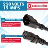 CablesAndKits - 3 Prong Power Cord (3ft) - 15A/250V, 14