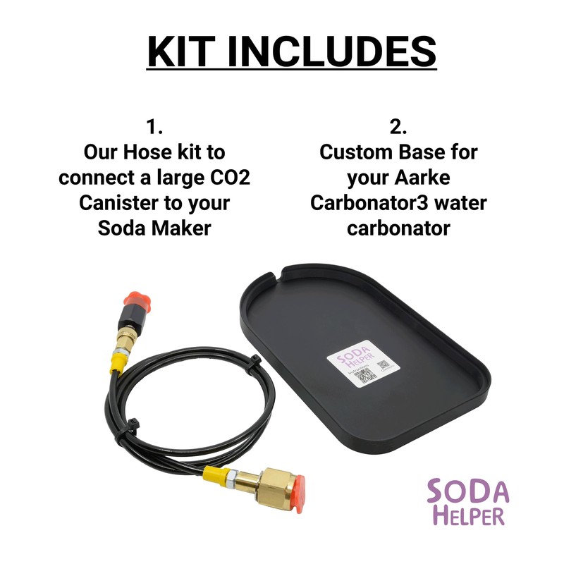 Universal CO2 Adapter Hose - Compatible with Drinkmate OmniFizz &
