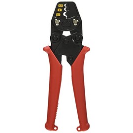 Densan Crimping Tool DC-2MAS Mini Crimping Tool for Bare Terminals and PB Sleeves, Lightweight, Compact