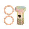 MACHSWON Car M16x1.5mm Metric Thread Banjo Bolts Fitting with 2pcs