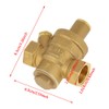 1/2" DN15 Adjustable Water Pressure Reducing Regulator Valve Relief Valve