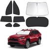 8pcs Car Window Shades for Toyota RAV4 2019-2025, Full Car