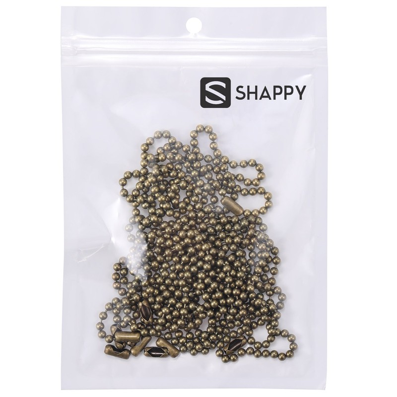 Beaded Pull Chain Extension with Connector, 10 Feet Beaded Roller