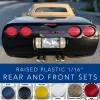 Advanced Trims RED 1/16 RAISED LETTERS FOR C5 CORVETTE 97-2004