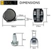 Premium Heavy Duty Swivel Castor Wheels with Sockets for Trolley,