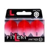 L-Style Champagne Flight Pro Twotone White Clear Standard Colour Red