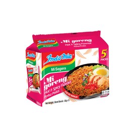 Indomie Foods Mi Goreng Instant Noodles, Halal Certified (Original Flavor, 12 Pack Cups)