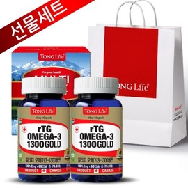 Gift set Altige Omega 3 1300 Gold, 2 bottles for 2 months / 선물세트 알티지 오메가3 1300 골드 2개월분 2병