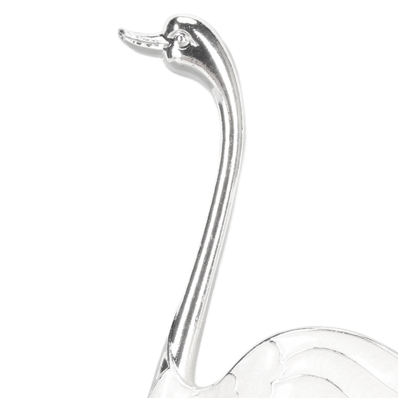 Silver Swan Dinnerware Set Swan Base Holder Teaspoon Cutlery Set
