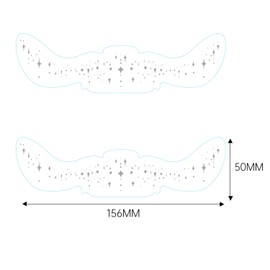 Glitter Freckles Face Tattoo, Glitter Freckles for Face, 6 pcs Silvery Sparkle Freckles, Face Glitter Makeup Patches (Silvery-style-2)