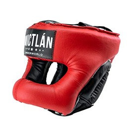 Mictlán Underworld Careta de Boxeo, Fabricada en Vinil, Unitalla Adulto (Rojo)