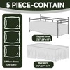 BALAPET 5 Piece Daybed Sets, Quilted Daybed Bedding Set, Twin