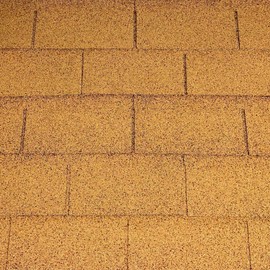 Roofing Shingles 3-Tab 39.4” by 13.1”, Tan Asphalt Shingles (8 - Count)