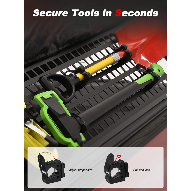 NILKATSS 2-Pack Rubber Molle Panel Clamp Holder Kit Fit 1-2