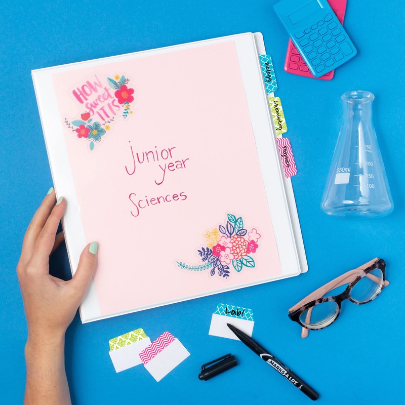 Avery Multiuse Ultra Tabs, 2" x 1.5", 2-Side Writable, Assorted