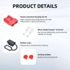 cnaodun 4 Pcs 6-10 Gauge Anderson Connector Plug 50A 12-36V