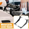 Ldafava Motorcycle Lever Guards,7/8inch Aluminum Alloy Motorcycle Handlebar Brake Protector,Silver
